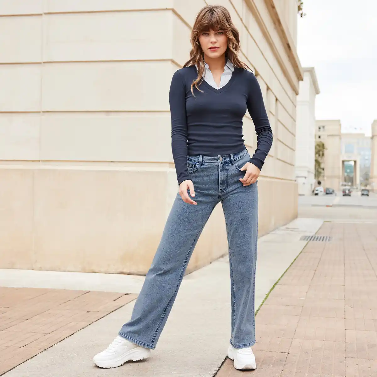 Bild 1 von Damen-Jeans im Wideleg-Design