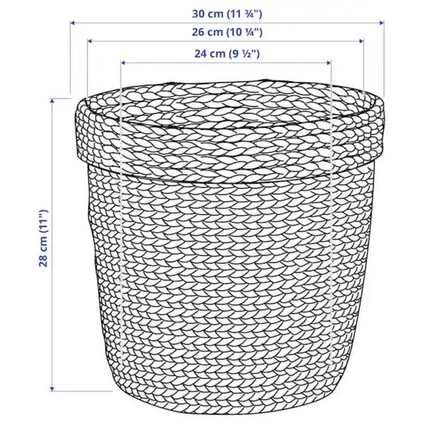 Bild 4 von VALLMOFRÖN Übertopf, Seegras 24 cm