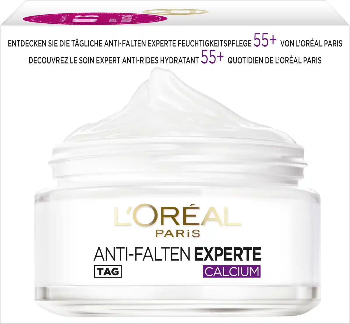 Bild 2 von L’Oréal Paris Gesichtscreme Anti-Falten Experte 55+ Tagespflege, 50 ml