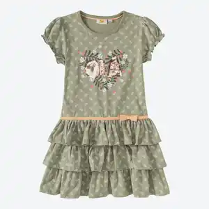 Kinder-Mädchen-Kleid mit Pailletten