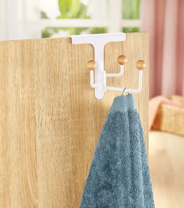 Bild 2 von IDEENWELT Drehbarer Türhaken weiß