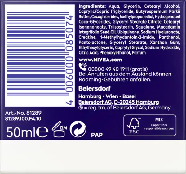 Bild 2 von NIVEA Q10 Anti-Falten Power Regenerierende Nachtpflege, 50 ml
