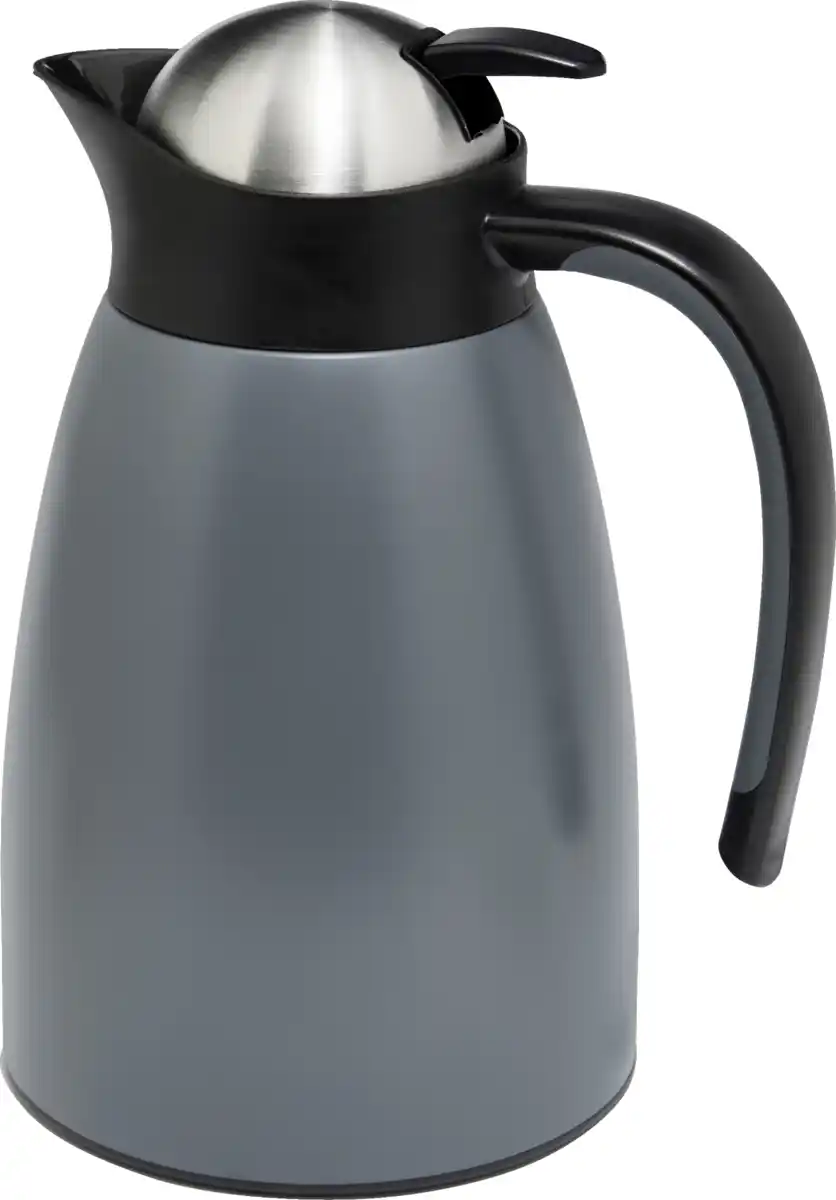 Bild 1 von IDEENWELT Isolierkanne mit Sieb 1,2 L anthrazit