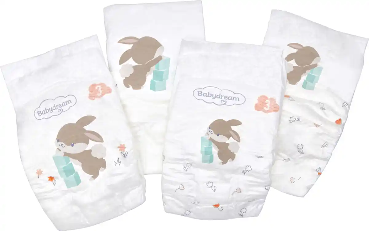 Bild 2 von Babydream Premium Windeln Größe 3 Midi, 46 Stück, 5-9 kg