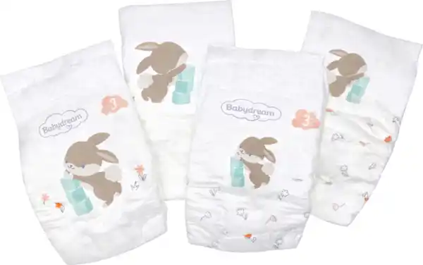 Bild 2 von Babydream Premium Windeln Größe 3 Midi, 46 Stück, 5-9 kg