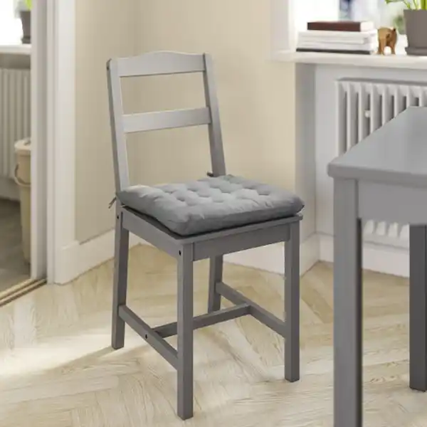 Bild 3 von VIPPÄRT Stuhlkissen, dunkelgrau 38x38x6.5 cm