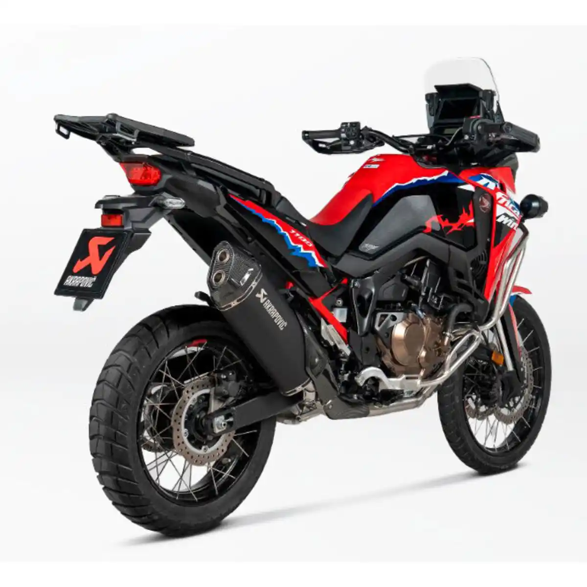 Bild 2 von Akrapovic Auspuff Slip-On Titan schwarz für CRF 1100 AT /AS 2024-