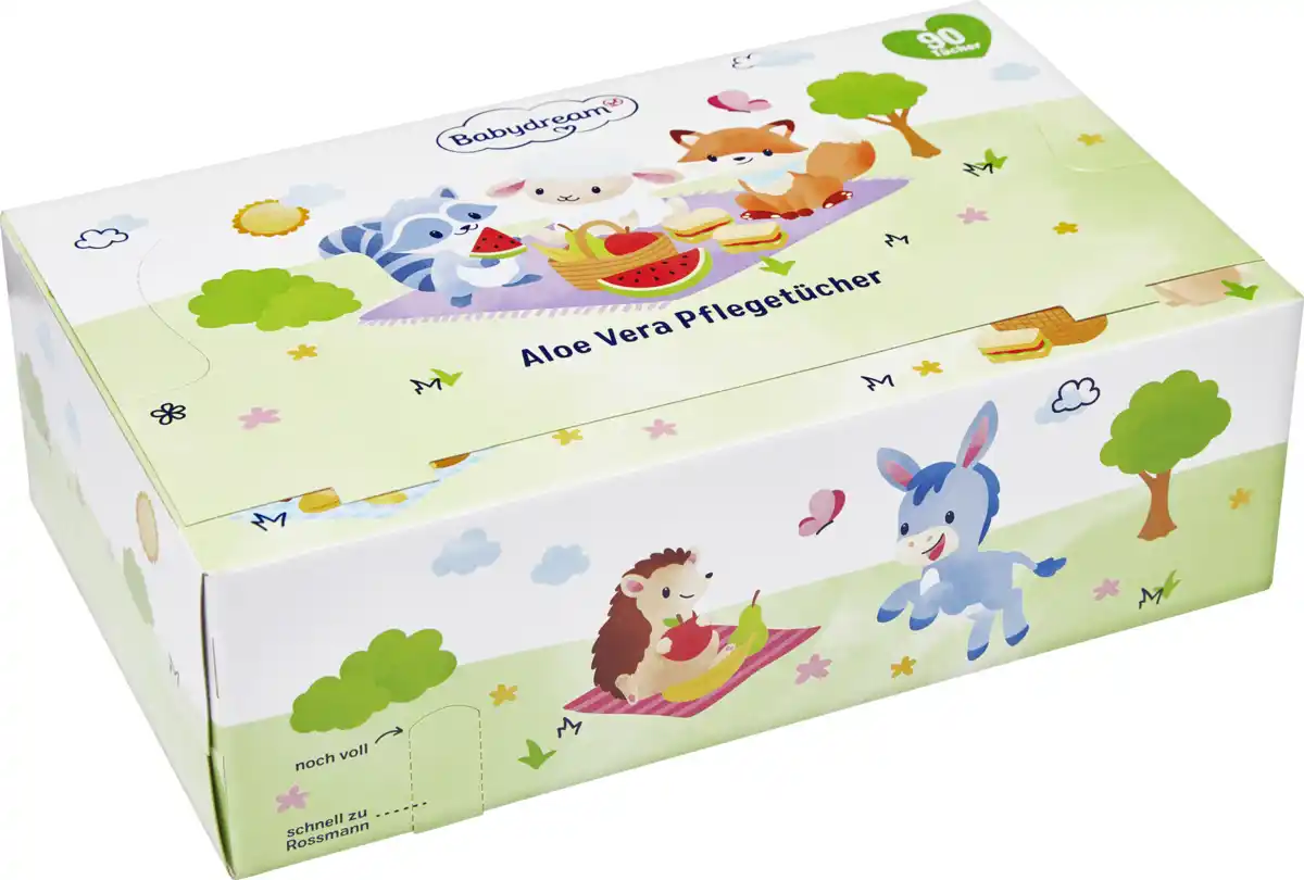 Bild 1 von Babydream Pflegetücher Aloe Vera