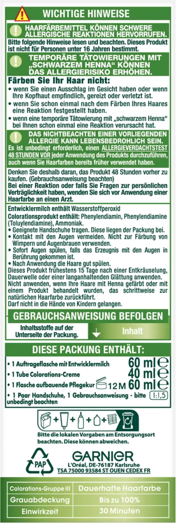 Bild 3 von Garnier Nutrisse Ultra Crème Coloration Dauerhafte Pflege-Haarfarbe 4 Chocolate Mittelbraun