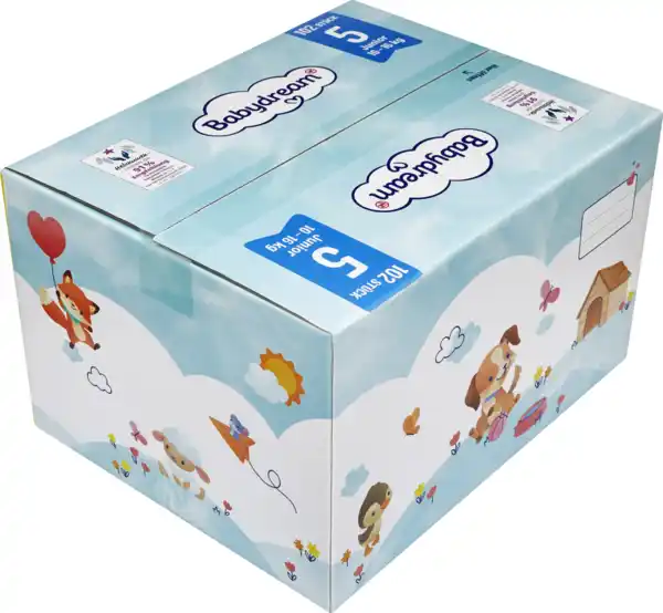 Bild 3 von Babydream Premium Windel Größe 5 Junior, 102 Stück, 10-16 kg