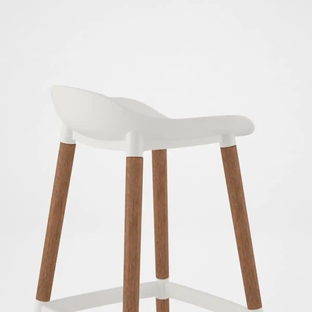 Bild 2 von GRÖNSTA Barhocker, weiß/drinnen/draußen 64 cm