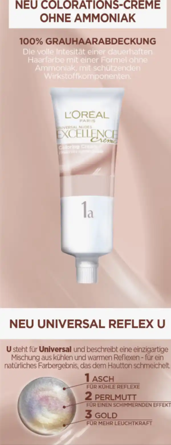 Bild 3 von L’Oréal Paris Excellence Creme Farbe 7U Universal Mittelblond