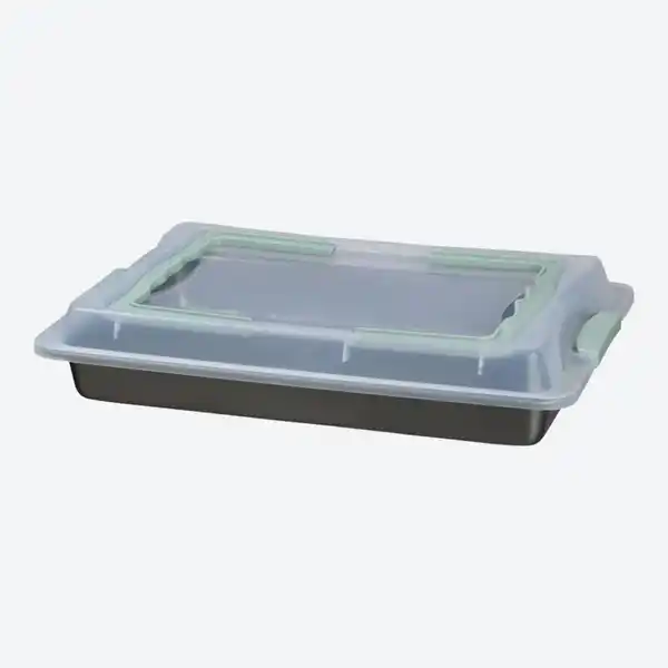 Bild 4 von Backblech mit Transporthaube, ca. 43x29,5x8cm