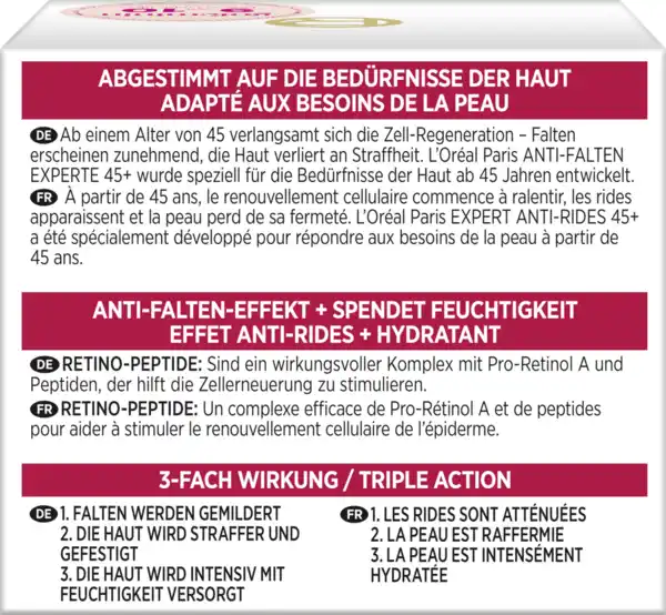 Bild 3 von L’Oréal Paris Gesichtscreme Anti-Falten Experte 45+ Tagespflege, 50 ml