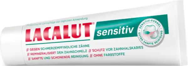 Bild 2 von LACALUT sensitiv medizinische Zahncreme, 75 ml