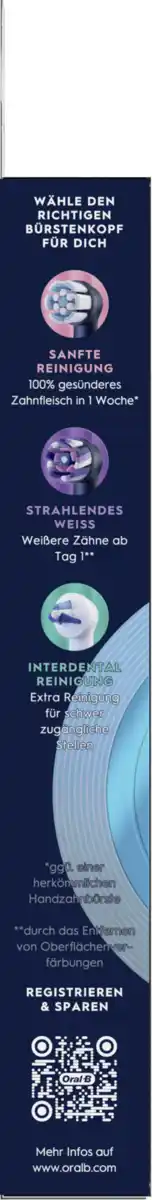 Bild 3 von Oral-B 4er Set Aufsteckbürsten iO Ultimative Reinigung schwarz