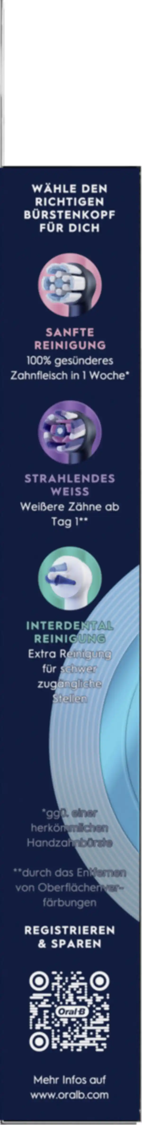 Bild 3 von Oral-B 4er Set Aufsteckbürsten iO Ultimative Reinigung schwarz