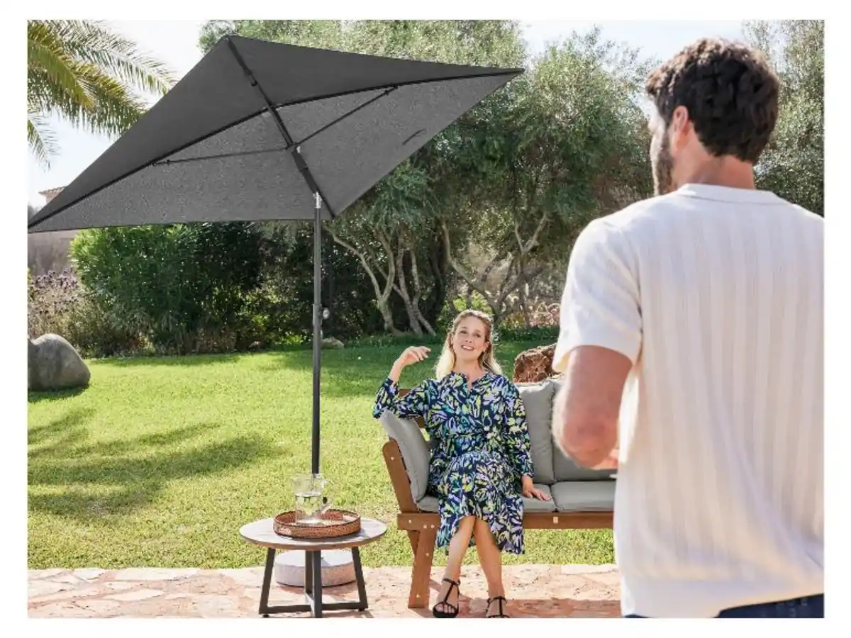 Bild 3 von LIVARNO home Sonnenschirm, 210 x 140 cm, rechteckig