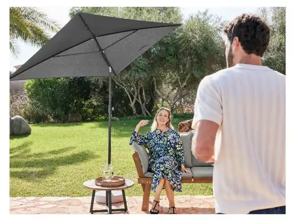 Bild 3 von LIVARNO home Sonnenschirm, 210 x 140 cm, rechteckig
