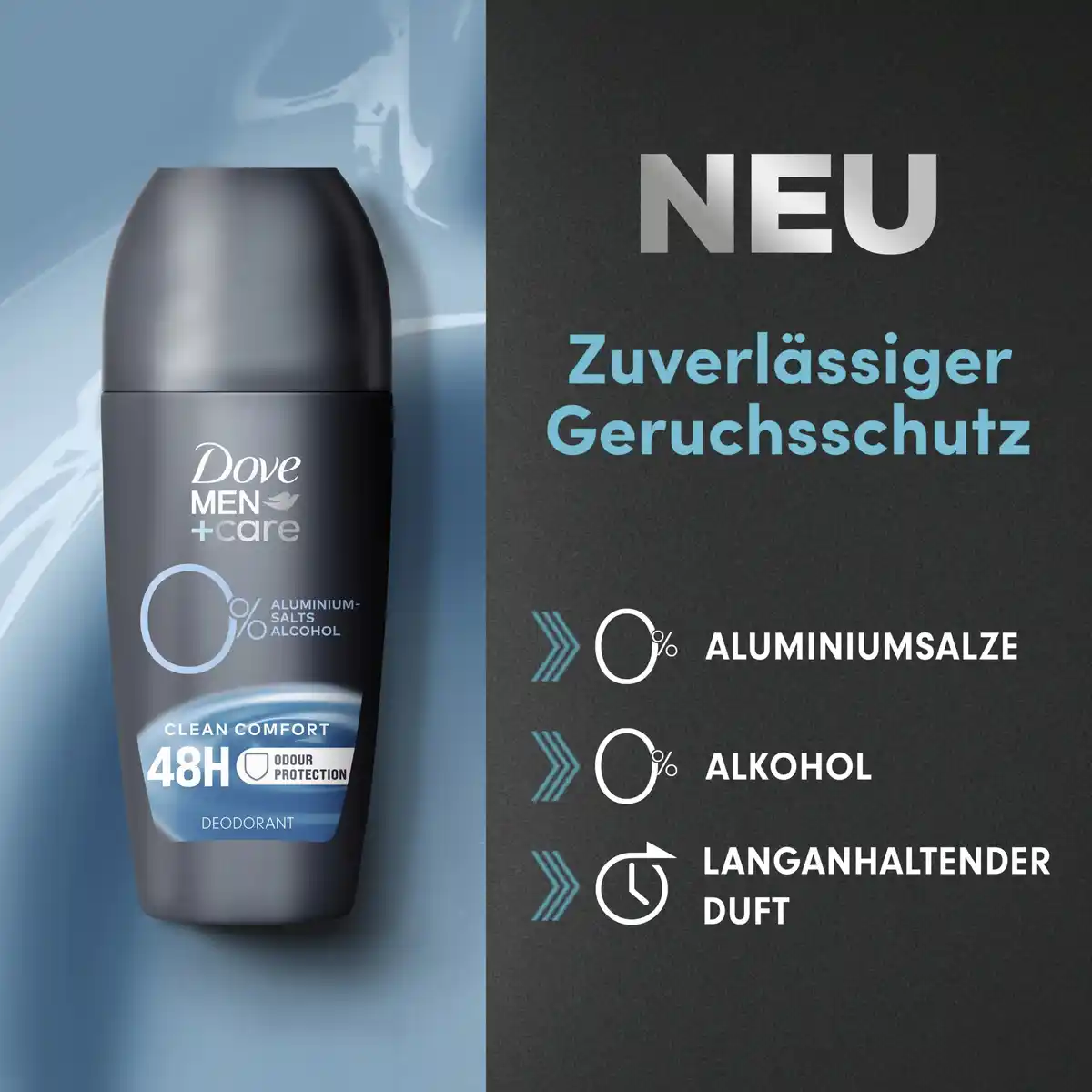 Bild 3 von Dove Men+Care Deo Roll-on Clean Comfort, 50 ml