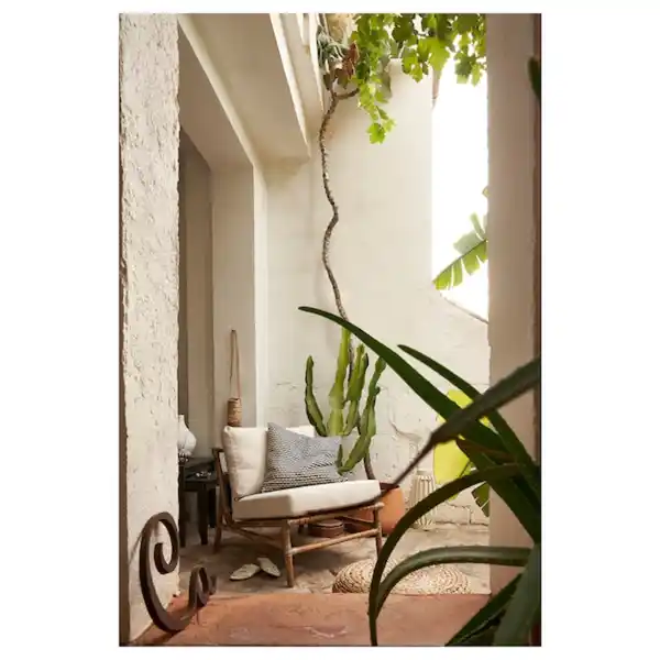 Bild 4 von FRÖSÖN/DUVHOLMEN Sitzpolster/außen, beige 62x62 cm