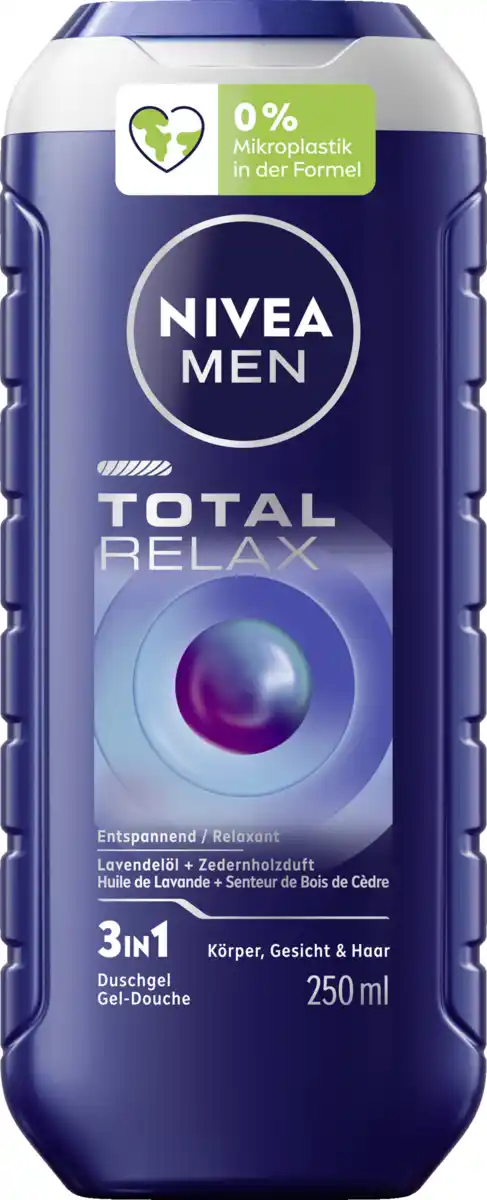 Bild 1 von NIVEA MEN 3in1 Duschgel Total Relax, 250 ml