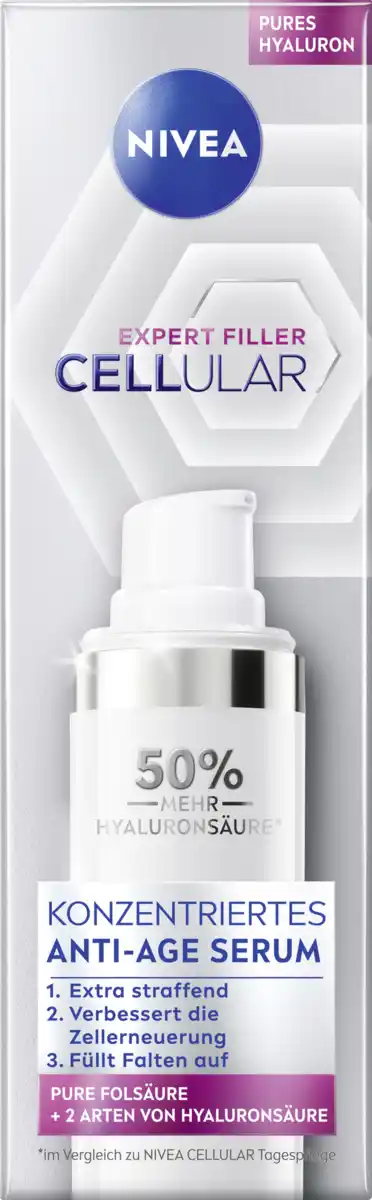 Bild 1 von NIVEA Cellular Expert Filler Konzentriertes Anti-Age Serum, 40 ml