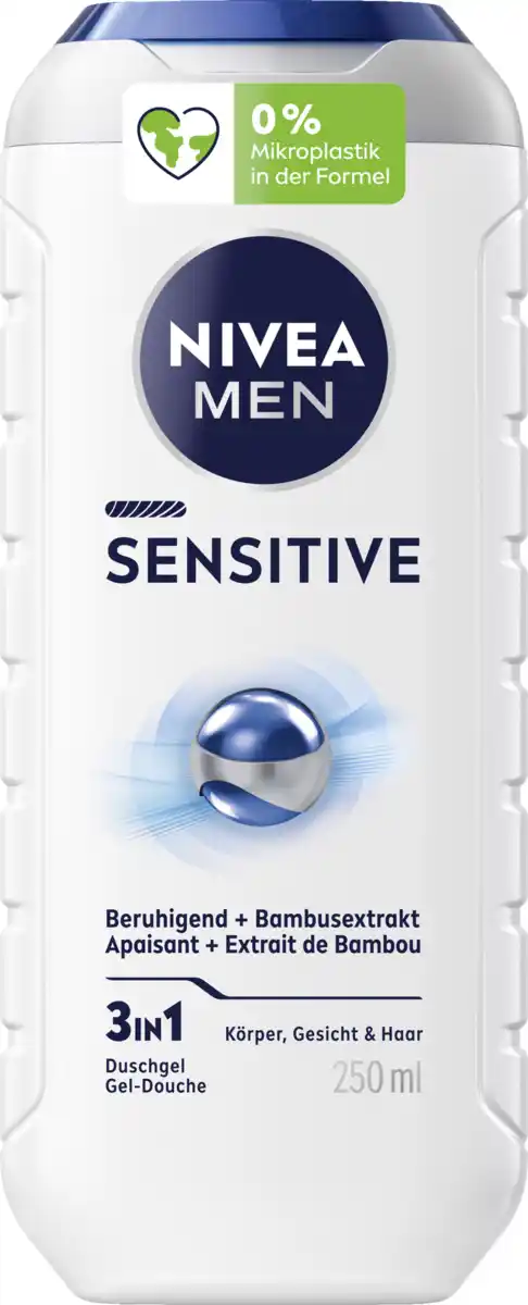 Bild 1 von NIVEA MEN 3in1 Duschgel Sensitive, 250 ml
