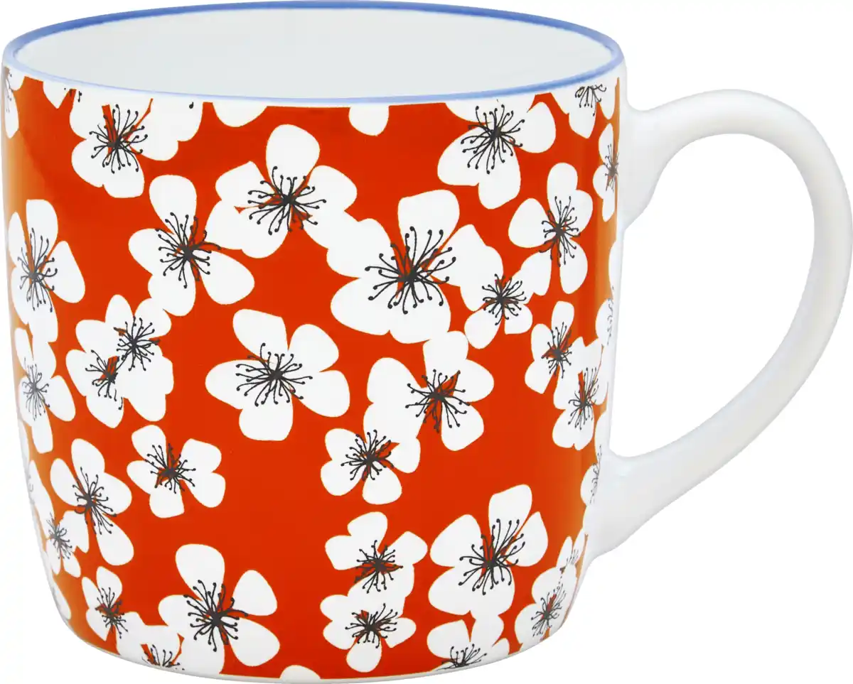 Bild 2 von IDEENWELT Tasse Punkte/ Blume 350 ml