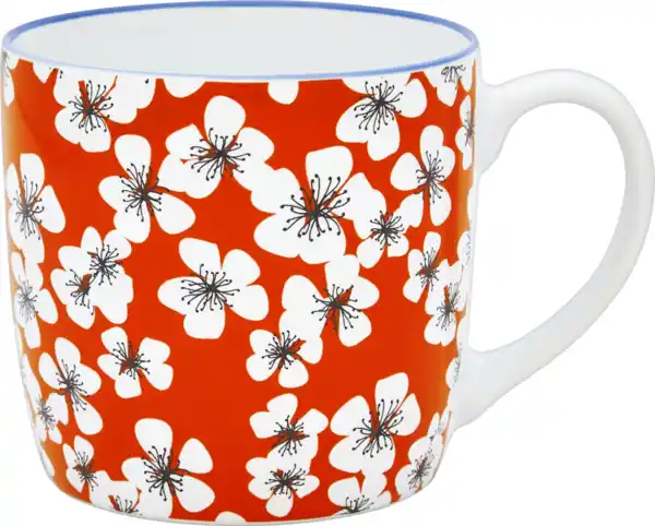 Bild 2 von IDEENWELT Tasse Punkte/ Blume 350 ml