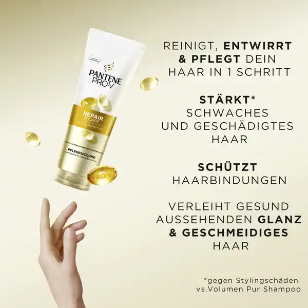 Bild 3 von Pantene Pro-V Haarkur Balsam RepairCare, 200 ml