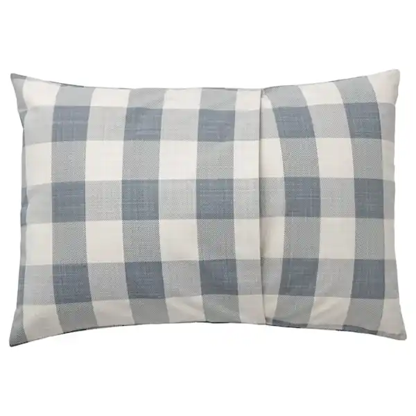 Bild 2 von MÄVINN Kissenbezug, Karo grau/Herz rot 40x58 cm