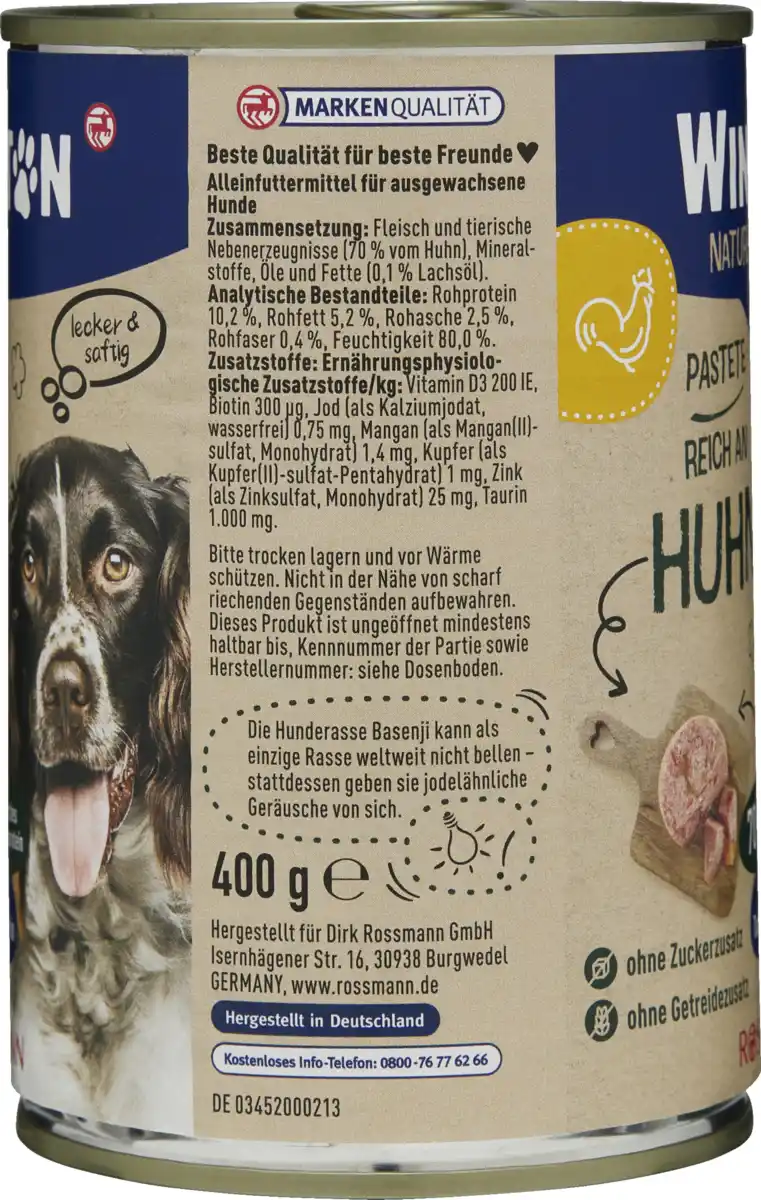 Bild 2 von Winston Nature Reich an Huhn, 400 g