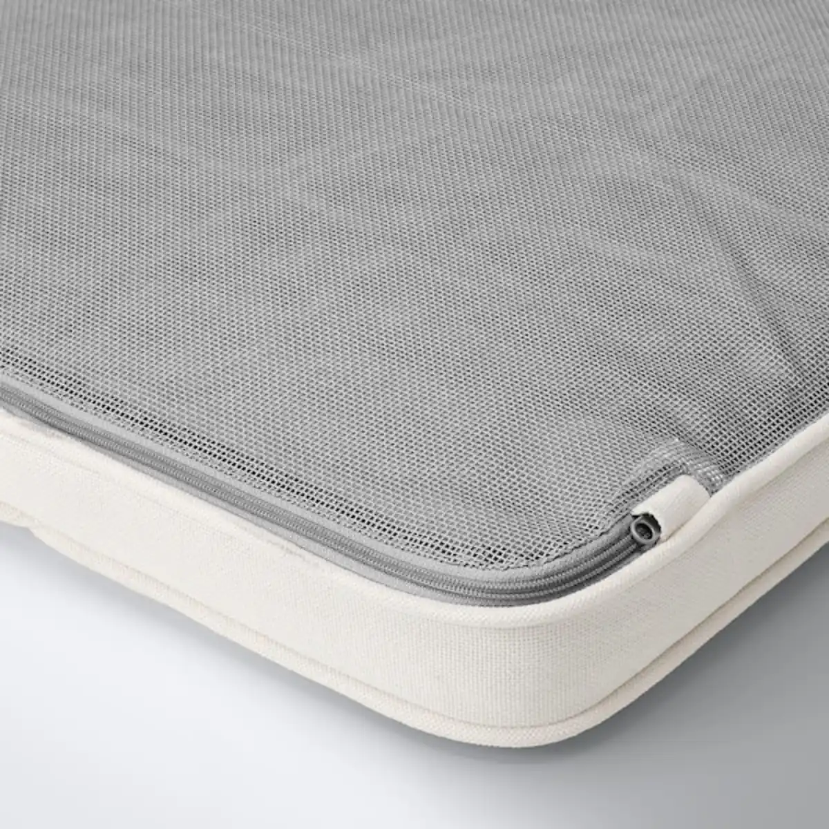 Bild 4 von JÄRPÖN/DUVHOLMEN Stuhlpolster/außen, weiß 44x44 cm