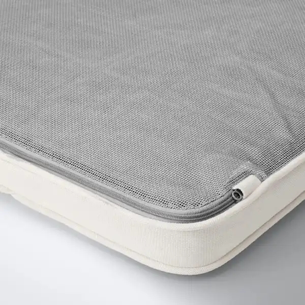 Bild 4 von JÄRPÖN/DUVHOLMEN Stuhlpolster/außen, weiß 44x44 cm