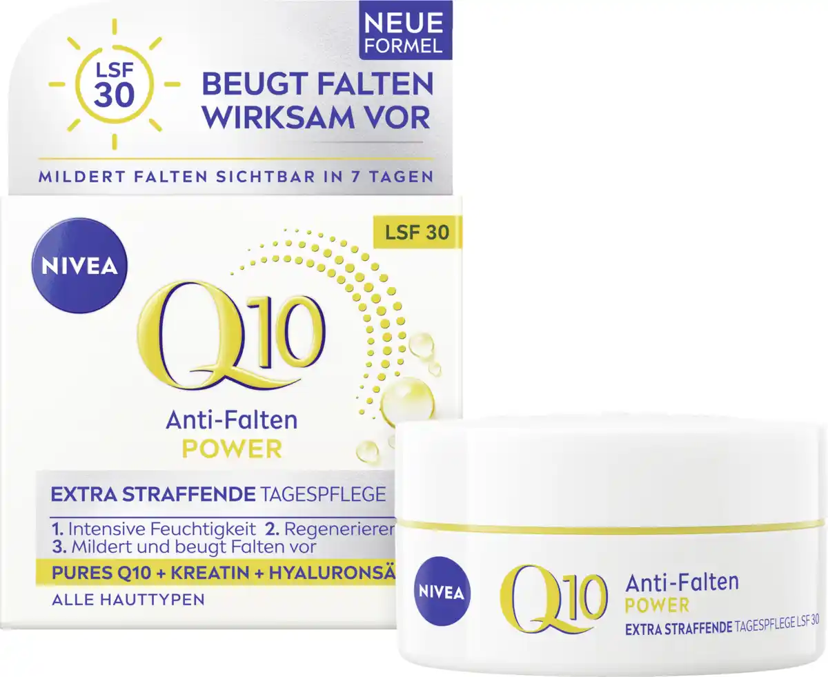 Bild 4 von NIVEA Q10 Anti-Falten Power Straffende Tagespflege LSF 30, 50 ml