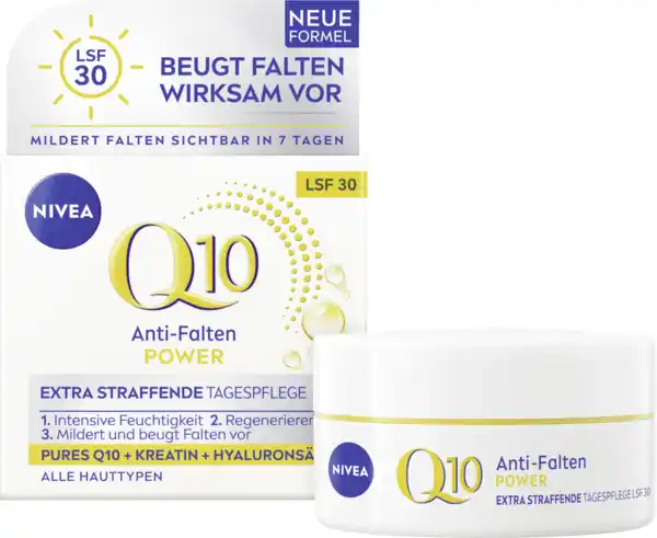 Bild 4 von NIVEA Q10 Anti-Falten Power Straffende Tagespflege LSF 30, 50 ml