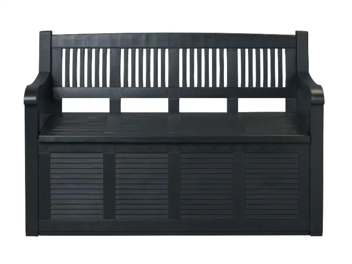 Bild 3 von LIVARNO home Gartenbank, B 130 x T 60 x H 85 cm, anthrazit