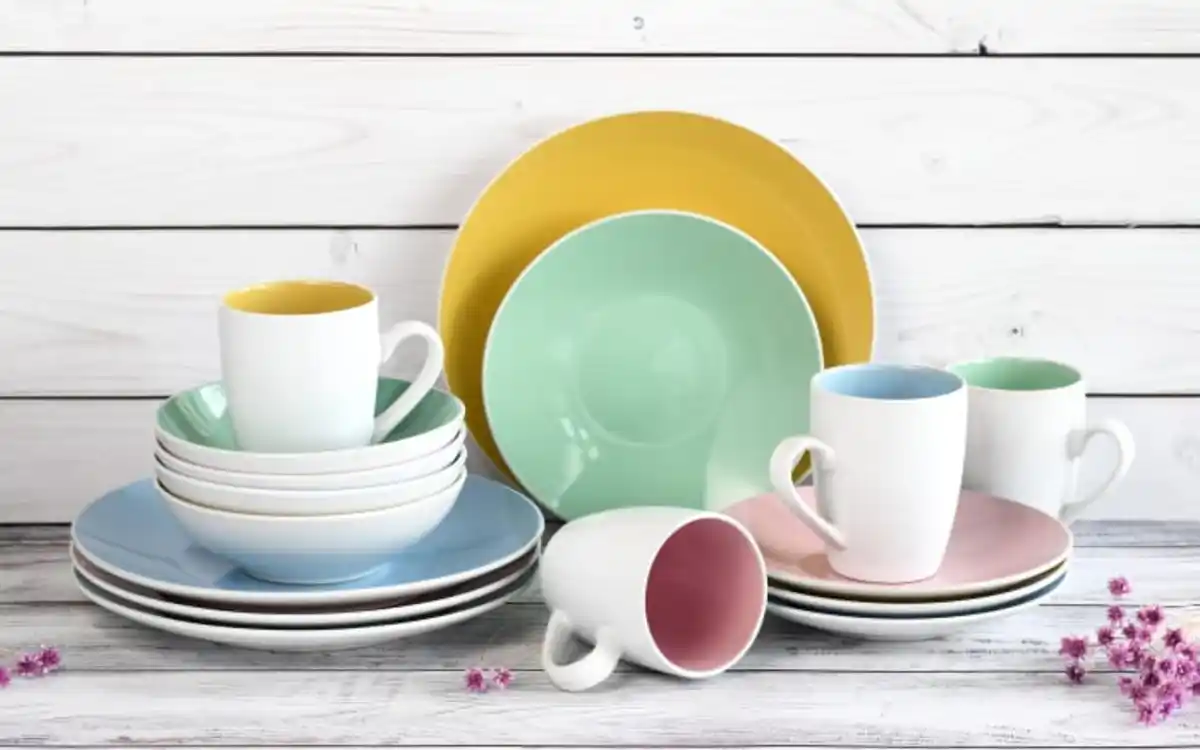 Bild 2 von Kombiservice Nice Cream, bunt, 16-teilig