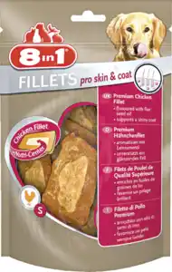 8in1 Fillets Pro Skin & Coat Premium Hähnchensnack, 80 g