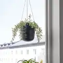 Bild 2 von PÄRLRÖNN Ampel, drinnen/draußen/schwarz 15 cm