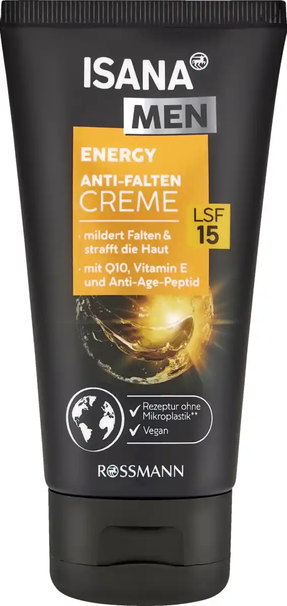 Bild 2 von ISANA MEN Lifting Power Anti-Falten Creme, 75 ml