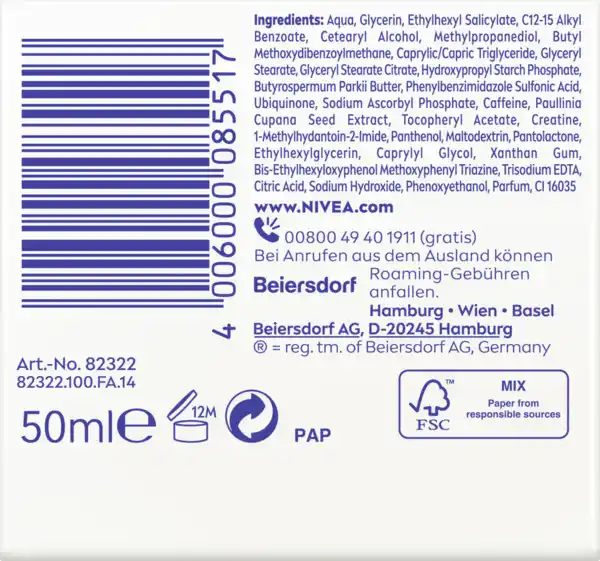 Bild 3 von NIVEA Q10 Energy Anti-Falten Tagespflege LSF 15, 50 ml