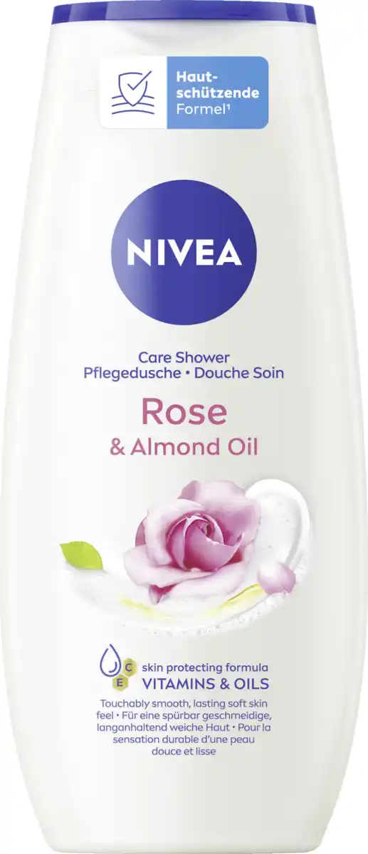 Bild 1 von NIVEA Pflegedusche Rose & Almond Oil, 250 ml