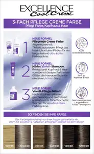 L’Oréal Paris Excellence Cool Creme Coloration 7.11 Ultra Kühles Mittelblond