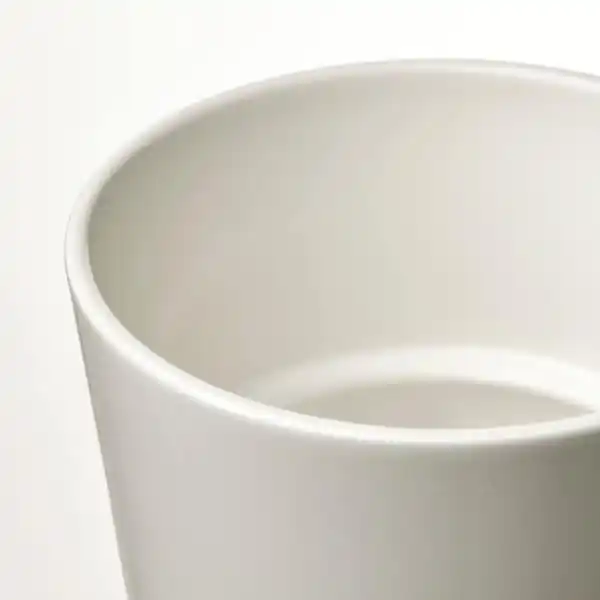 Bild 3 von SOJABÖNA Übertopf, weiß 9 cm