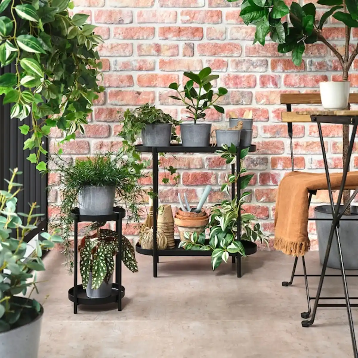 Bild 4 von FJÄRILSBUSKE Übertopf, drinnen/draußen/grau 24 cm