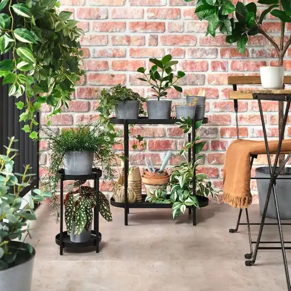 Bild 4 von FJÄRILSBUSKE Übertopf, drinnen/draußen/grau 24 cm