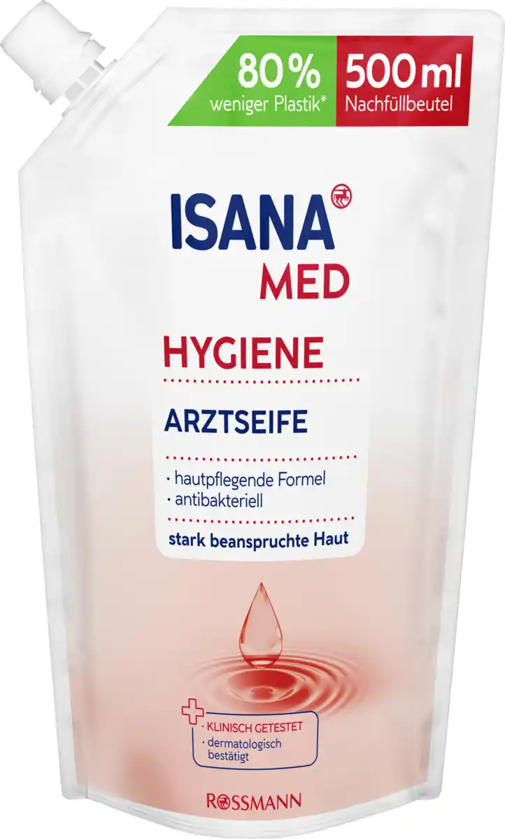 Bild 1 von ISANA MED Arztseife Spezial Nachfüllbeutel, 500 ml