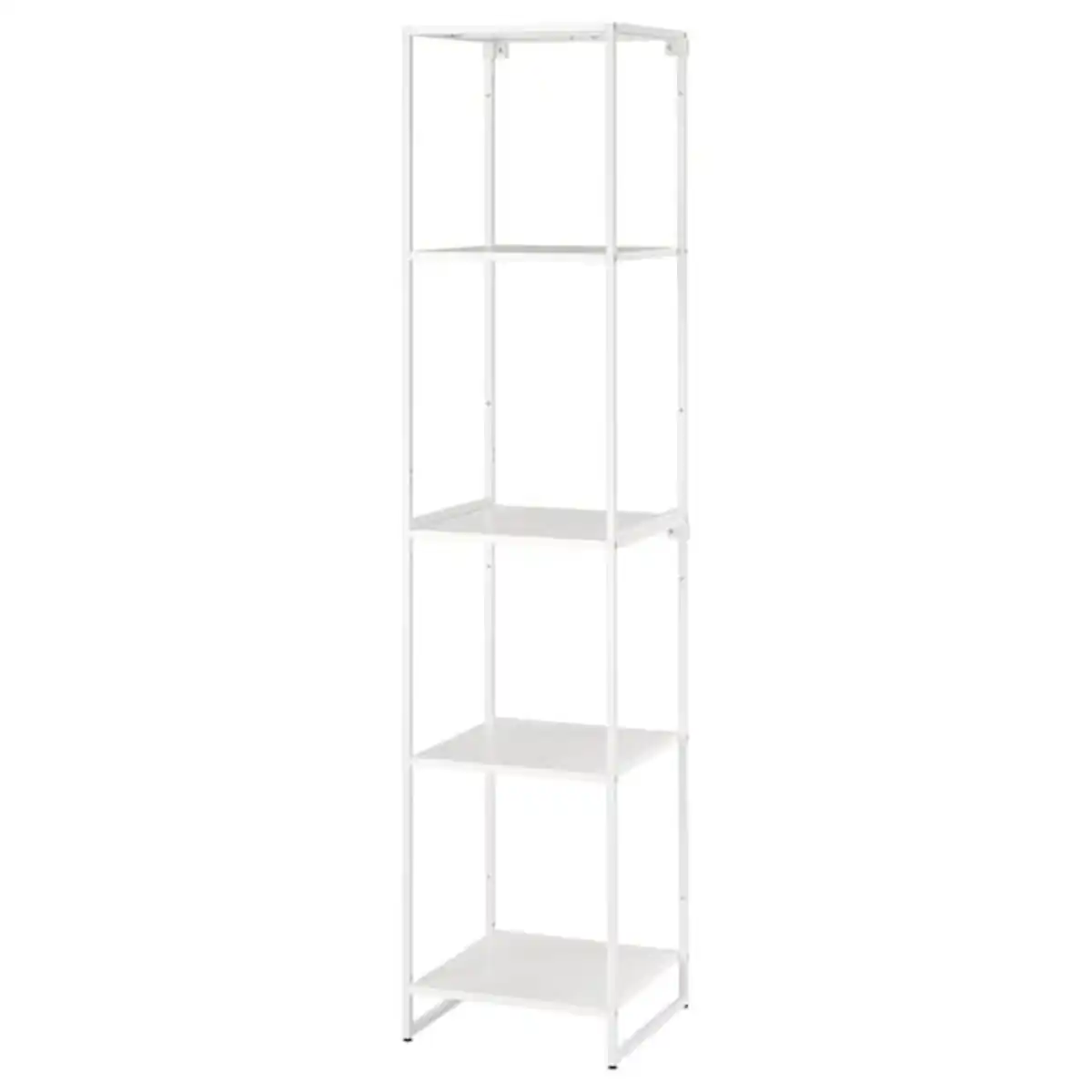 Bild 1 von JOSTEIN Regal, drinnen/draußen/Metall weiß 41x40x180 cm